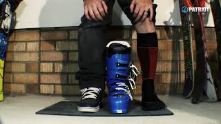 Putting on Ski Boots